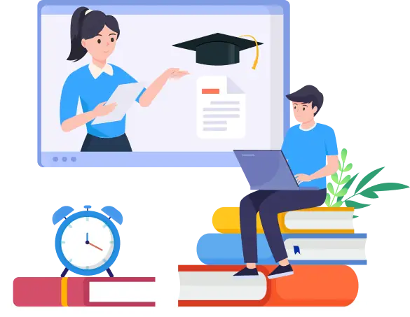 Online continued education learning.