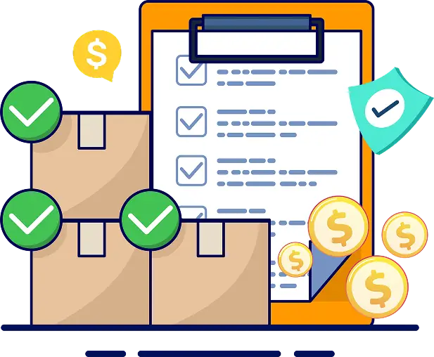 Multiple documents and certificates.