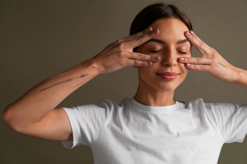 woman doing eft therapy