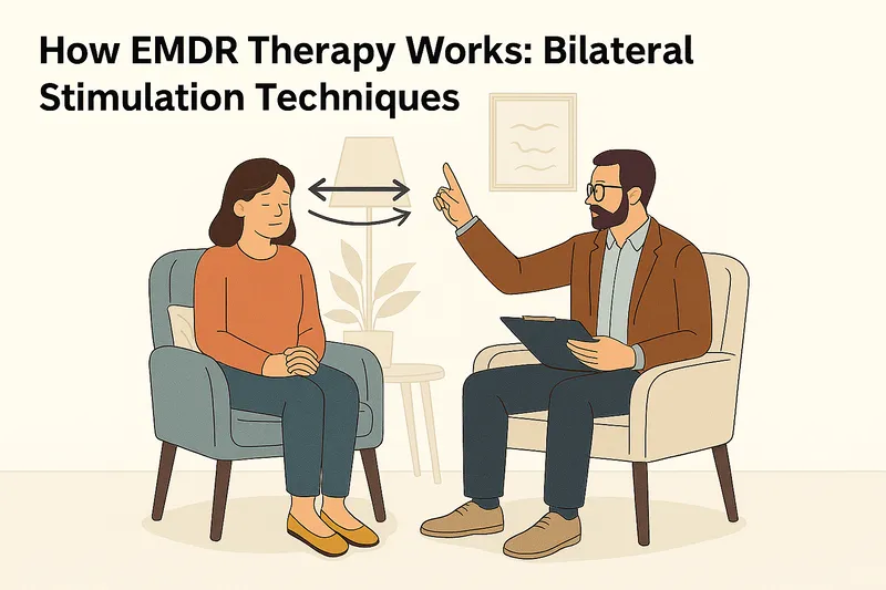How EMDR therapy works, bilateral stimulation techniques