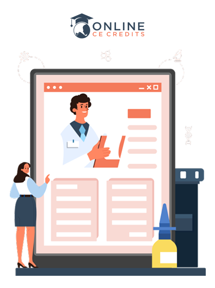 Online CE graphic illustration