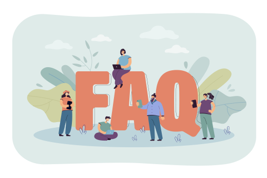 FAQ vector illustration