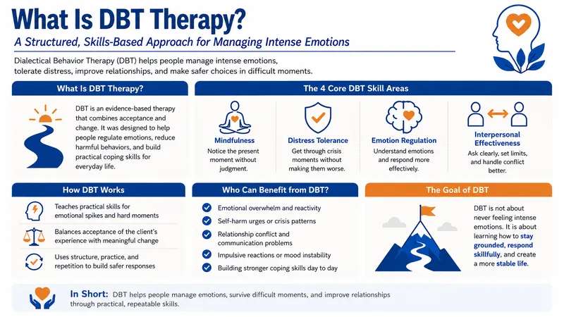 What is DBT therapy infographic