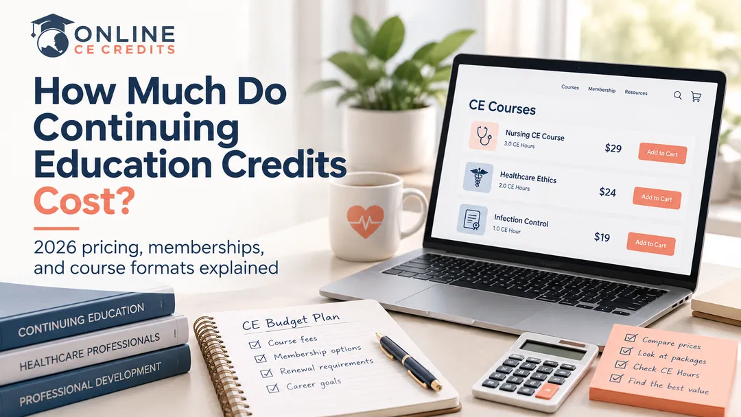 How Much Do Continuing Education Credits Cost?
